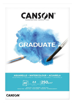 Canson Blok Graduate Akwarela A4 250g 20a