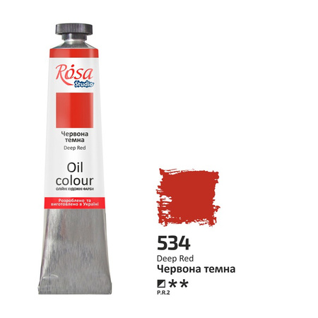 Rosa Studio Farba Olejna Deep Red 534 45 Ml