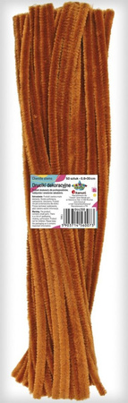 Titanum Druciki Dekoracyjne 0,6x30cm 50szt Średni Brąz