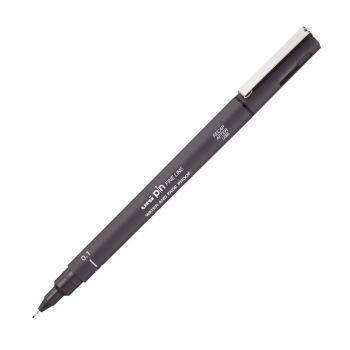 Uni Pin Cienkopis Kreślarski 01 Dark Grey