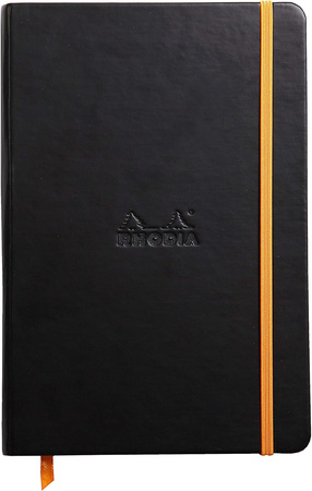 Rhodia Notes A5 90g 96k Twarda Oprawa Linia Czarny