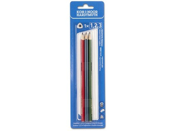 Koh-i-noor Ołówek Grafitowy 1802 1,2,3 Na Blistrze