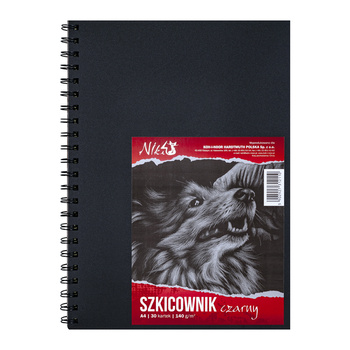 Koh-i-noor Szkicownik Na Spirali A4 140 G. 30 Ark. Czarny