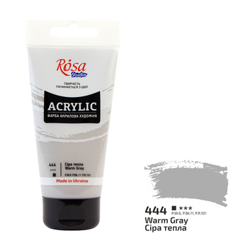 Rosa Studio Farba Akrylowa Warm Gray 444 75 Ml