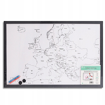 Dp Craft Magnetyczna Mapa Europy 60x40 Cm
