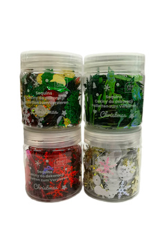 Interdruk Cekiny Do Dekoracji 30g Christmas