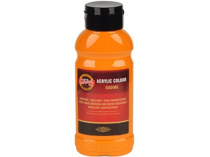 Koh-i-noor Farba Akrylowa 162722 Light Orange 0220 500 Ml