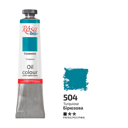 Rosa Studio Farba Olejna Turquoise 504 45 Ml