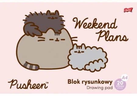 PUSHEEN BLOK RYSUNKOWY A4 20 K.