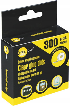 Yellow One Kropki Mocujące Żelowe W Rolce