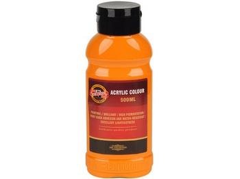 Koh-i-noor Farba Akrylowa 162722 Light Orange 0220 500 Ml