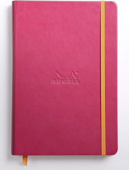 Rhodia Notes A5 90g 96k Twarda Oprawa Linia Malinowy