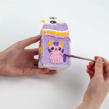 Kidea Kreowanie Po Numerach Szkatułka Kotek