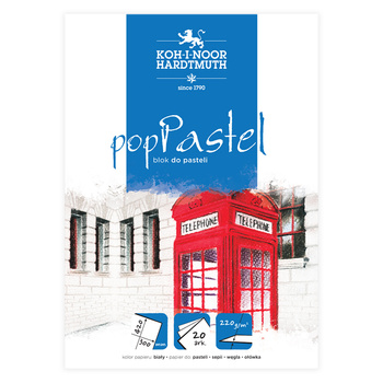 Koh-i-noor Blok Do Pasteli Poppastel 300x420 20 Ark. 220 G. Biały