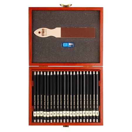 Koh-i-noor Ołówek Mechaniczny 5900 2 Mm 10h-8b 20 Szt. + Ostrzałka+Temperówka