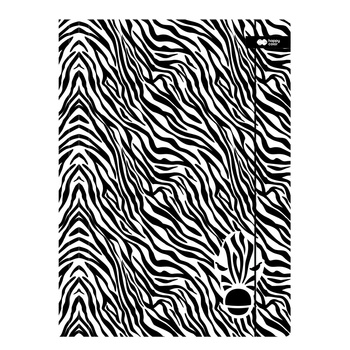Happy Color Teczka A4 Z Gumką Zebra
