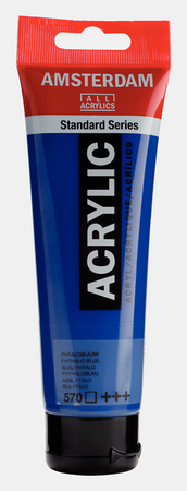 Talens Farba Akrylowa Amsterdam Standard 120ml 570 Phthalo Blue 17095702