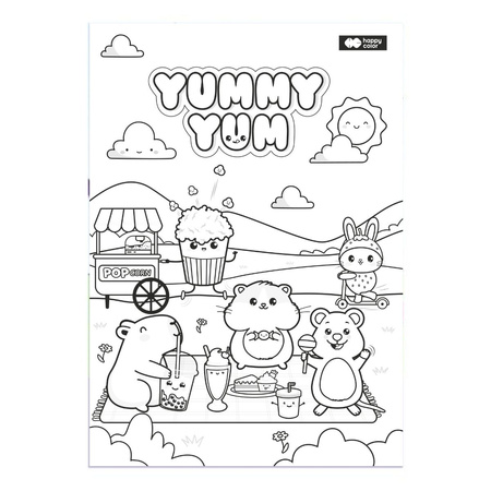 Happy Color Blok Małego Artysty A4 120g 8a Yummy Yum