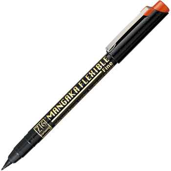 Kuretake Zig Mangaka Brush F Sepia Cnmf-065