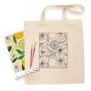 Rosa Talent Zestaw - Torba Do Malowania Lemon, Bawełna 220 G. 38x42 Cm
