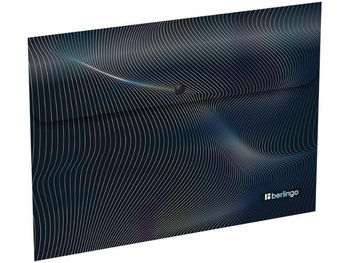 Berlingo Teczka Kopertowa A4 Czarna Electric