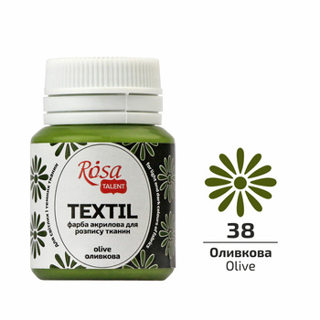 Rosa Talent Farba Do Tkanin Olive 38 20 Ml