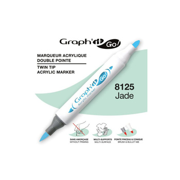 Graph'it Go! Marker Akrylowy Dwustronny Jade 8125