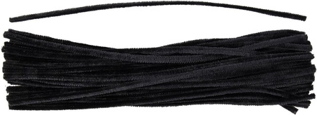 Titanum Druciki Dekoracyjne 0,6x30cm 50szt Czarny