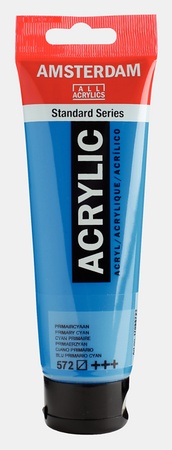 Talens Farba Akrylowa Amsterdam Standard 120ml 572 Primary Cyan 17095722
