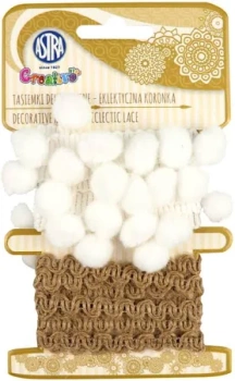 Astra Tasiemki Dekoracyjne Eklektyczna Koronka