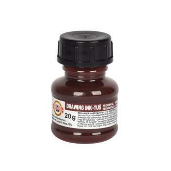 Koh-i-noor Tusz Kreślarski 1417009 Brązowy 20 G.