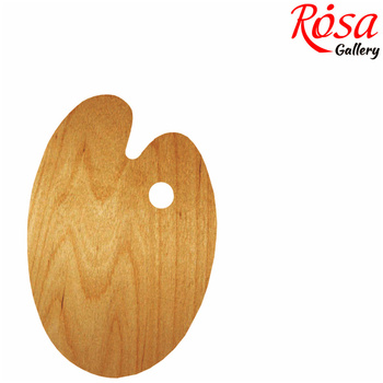 Rosa Gallery Paleta Malarska Drewniana Owal 20x30 Cm