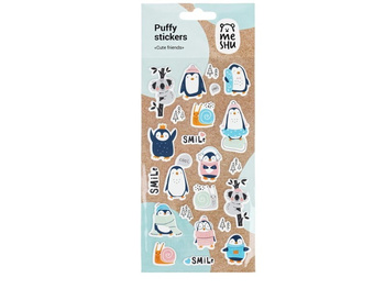 Meshu Naklejki 10x24cm 22szt. Cute Friends