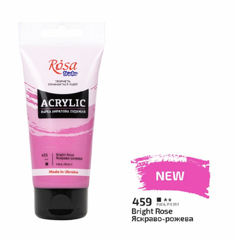 Rosa Studio Farba  Akrylowa  Bright Rose 459 75 Ml