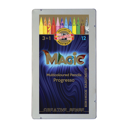 Koh-i-noor Kredki Progresso Magic 8772 12 Kol.