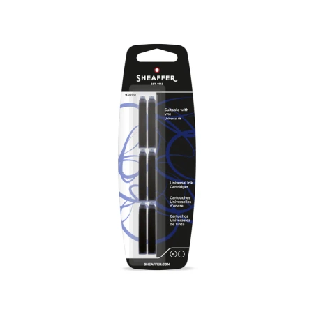 Sheaffer Naboje Vfm 6 Szt. Czarne 93090