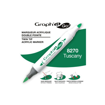 Graph'it Go! Marker Akrylowy Dwustronny Tuscany 8270