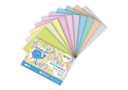 Happy Color Blok Wycinanka Pastel A5 10 Ark. 100 G.