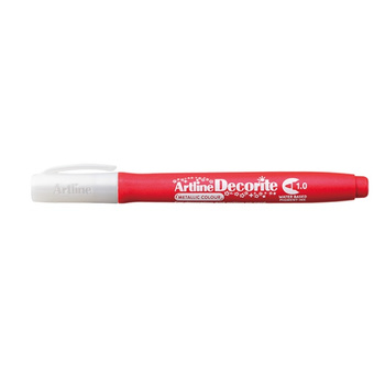 Shachihata Marker Artline Decorite 1 Mm Metallic Red