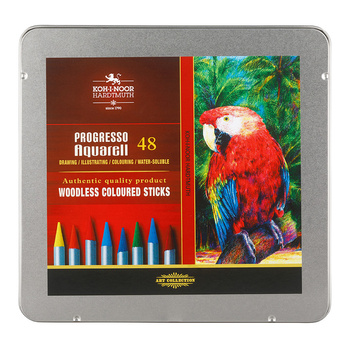 Koh-i-noor Kredki Progresso 8786 Aquarell 48 Kol.