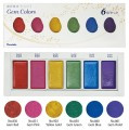 Kuretake Farby Akwarelowe Gansai Tambi Gem Colors 6 kol.
