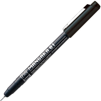 Kuretake Zig Mangaka 01 Czarny Cnm-01-010