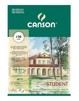 Canson Blok Rysunkowy Student A3 150g 30a