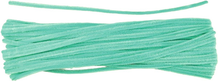 Titanum Druciki Dekoracyjne 0,6x30cm 50szt Jasny Turkus