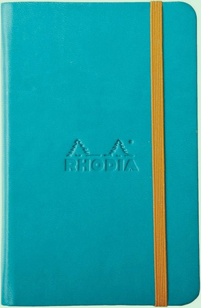 Rhodia Notes A5 90g 96k Twarda Oprawa Linia Turkusowy
