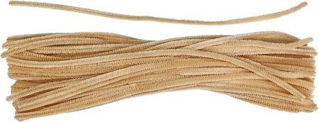 Titanum Druciki Dekoracyjne 0,6x30cm 50szt Cielisty