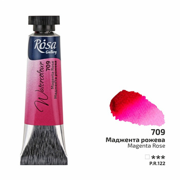 Rosa Gallery Farba  Akwarelowa  Magenta Rose 709 10 Ml Tuba