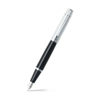 Sheaffer Pióro Wieczne 300 Czarne Skuwka Chrom 9314