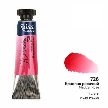 Rosa Gallery Farba  Akwarelowa  Madder Rose 726 10 Ml Tuba