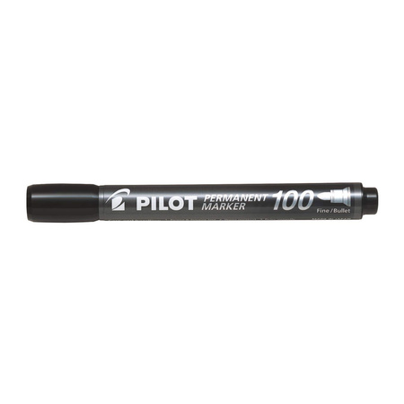 Pilot Marker Permanentny Sca-100 (Końcówka Okrągła) Czarny